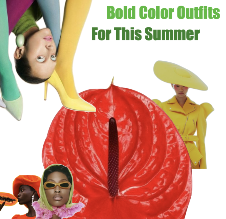 Bold Color Outfits For This Summer